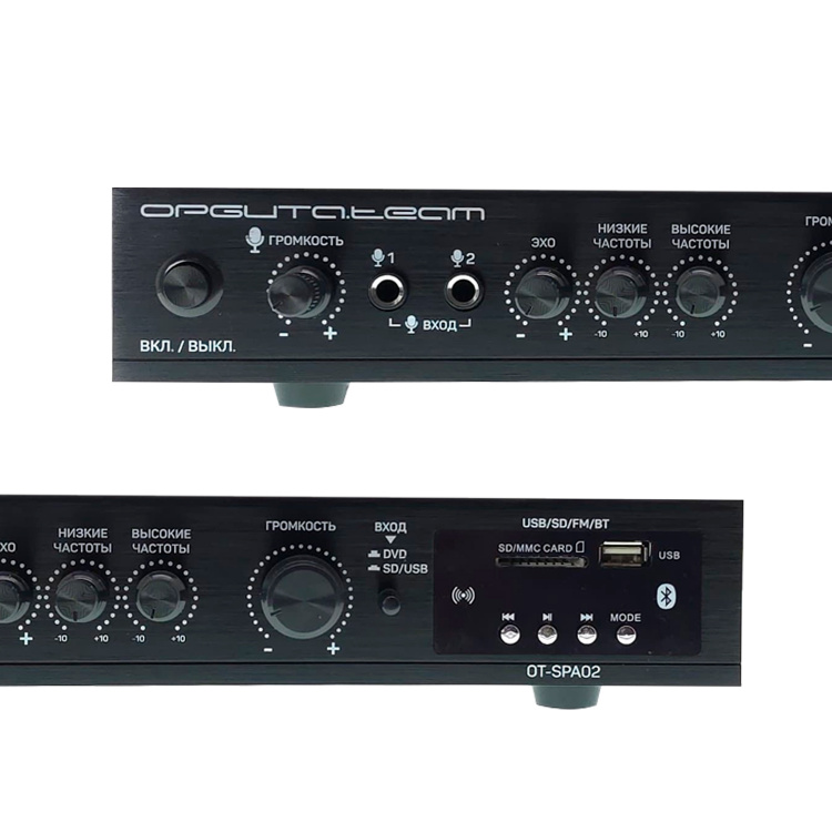 Усилитель звука на 6 каналов с Bluetooth, FM Орбита OT-SPA02